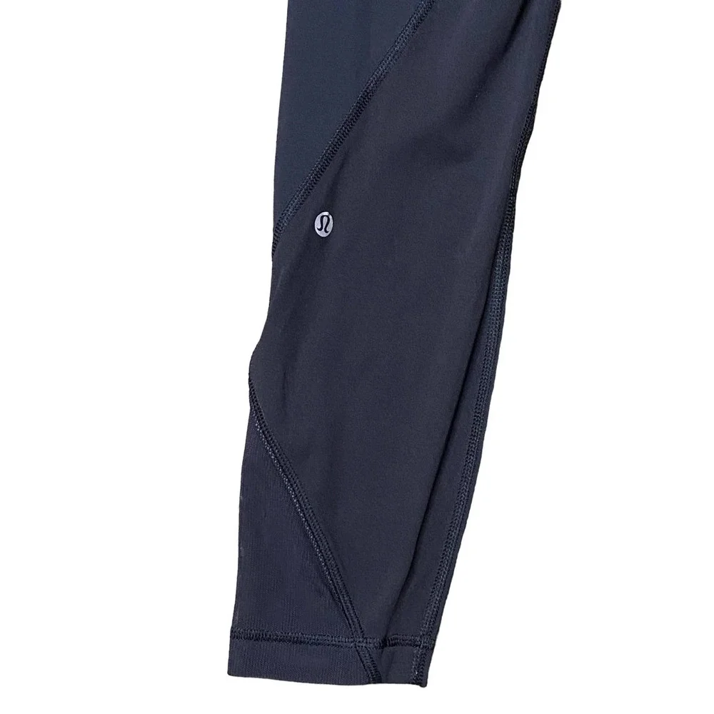 Lululemon Inspire Mesh Tight II Black 7/8 Leggings Size 6 - Picture 13 of 13